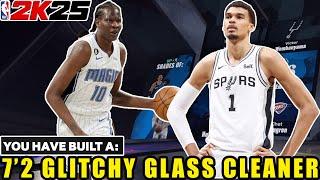 72 GLITCHY GLASS CLEANER IS THE BEST CENTER BUILD ON NBA 2K25