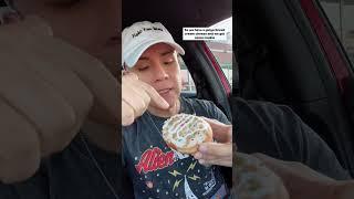 Part 2 Trying Krispy Kreme “Santa Bake Shop” review  #krispykreme #donuts #foodreview