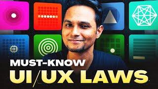 12 UIUX Laws You MUST KNOW   Become a UIUX Designer in 2024  Saptarshi Prakash