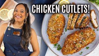 Parmesan Chicken Cutlets Recipe  Chicken Recipes  Chef Zee Cooks