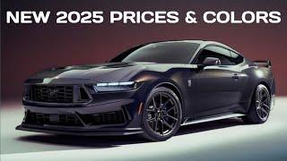 2025 Mustang Price INCREASES and NEW and CANCELED colors