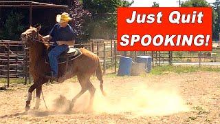 Horse Quit Spooking in 1 Ride... No spook horse training