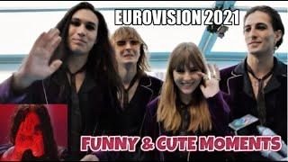 ESC 2021 Contestants FunnyCute Moments