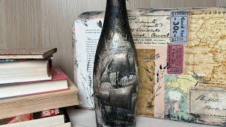 Flasche Dekor DIY Idee  Männer Geschenk Idee