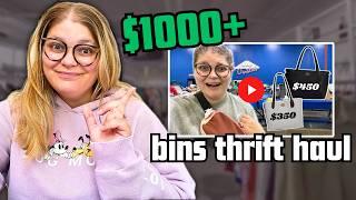 $1000+ Profit From A SINGLE THRIFT HAUL  What Sold From the Bins