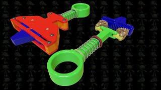 Manual Jaw Gripper Mechanism 3D Model