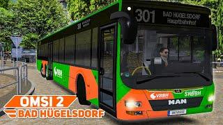 OMSI 2 Bad Hügelsdorf Überfüllter Bus auf der Linie 301  MAN A25  Bus Simulator