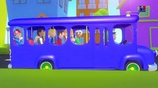 колеса на автобусе  детские рифмы  дошкольные песни  Kids Rhymes And Songs  Wheels On The Bus