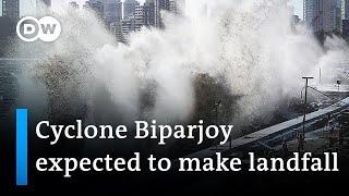 Cyclone Biparjoy India and Pakistan on alert before landfall  DW News
