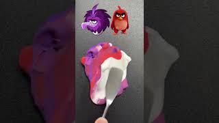 Mind-Blowing Angry Birds Clay Transformation #colormixing #art #games #paints #creative #asmr #funny