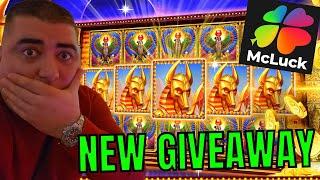 4 Times GIVEAWAY At McLuck + HUGE LIVE SLOT PLAY