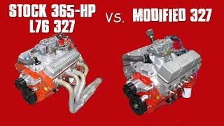 L76-LEGENDARY 365-HP 327 SBC UPGRADES- ADD 100 HP