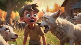 ചെന്നായ വരുന്നേ ചെന്നായ  Malayalam Kids Short Story  3D Cartoon Wolves Cry Moral Story