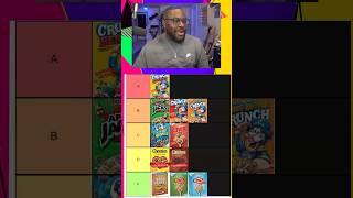 YOUR FAVORITE CEREAL ISNT GOOD #food #snacks #tierlist #shorts