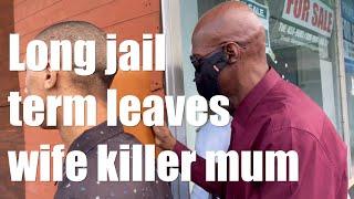 Long jail term leaves wife killer mum