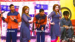 Amjad Rana with Saira Mehar  Vicky Kodu  Zulfi  Azeem Vicky  New Stage Drama 2021  Comedy Clip