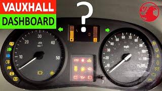 Vauxhall Vivaro Dashboard Lights Overview