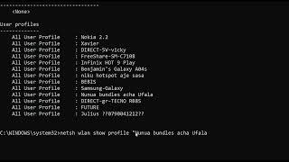 how to hack WIFI PASSWORD using CMD