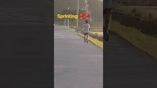 sprinting 