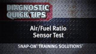 AirFuel Ratio Sensor Test- Diagnostic Quick Tips  Snap-on Training Solutions®