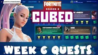 Chapter 2 Fortnite Season 8 Week 6 Quests - Ariana Grande Dark Jonesy & Ghostbusters Afterlife