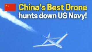 Chinas best drone hunts down US Navy WZ-7 flies through Japanese water tracks US aircraft carrier