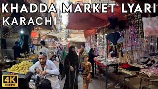 Khadda Market Lyari Karachi - Walking Tourist 4k