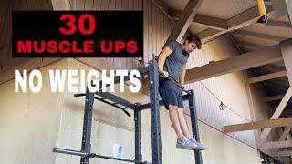 Extreme Muscle Ups Workout At The Gym