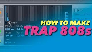 How To Make 808s For TRAP In Ableton Live  Music Production Tutorial