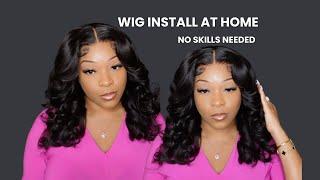 Detailed  This Is How To Get A Real Looking Wig Install At Home Like A Pro   Voluminous Curls
