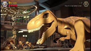 The T REX SAVES THE DAY Lego Jurassic Park  Part 4