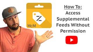 Accessing a Supplemental Feed with No Permissions in Google Merchant Center - How To