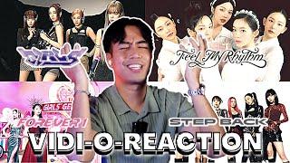 Vidi-O-Reaction Aespa - Girls RV - Feel My Rhythm SNSD - Forever 1 GOT - Step Back Reaction