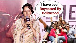 Kangana Ranaut Emotional Speech On Being Boycotted By Bollywood At Emergency Movie Trailer Launch