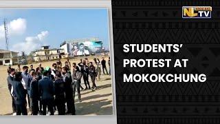 STUDENTS IN MOKOKCHUNG STAGE PROTEST AGAINST OFFLINE EXAMINATION