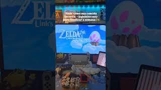 sushi e zelda não tem erro ️ #nintendoswitch #cozygames #linksawakening #zelda #sushi