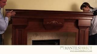 Wood Fireplace Mantel Surround  Installation  MantelsDirect.com