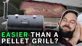 11-Hour SET AND FORGET Brisket on an offset smoker While sleeping