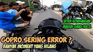 ZX25R KONDANGAN MASUK GANG SENGGOL ⁉️  GOPRO SERING ERROR