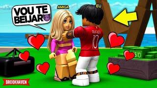 Minha NOVA MELHOR AMIGA DEU EM CIMA DE MIM... BROOKHAVEN RP Roblox