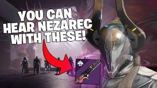 NEZAREC SECRET DIALOGUE - Lightfall Neomuna Easter Egg Destiny 2