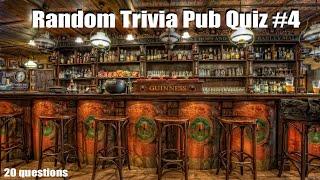 Random Trivia Pub Quiz #4 - 20 Questions - General Knowledge Tough and Easy.  {ROAD TRIpVIA- ep94