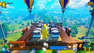 ich BAUE eine FLIEGENDE SKYBASE in Fortnite Lego