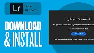 How To Download & Install Lightroom on PC