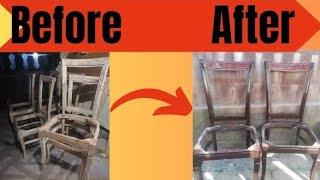 How to polish wooden chairs  Furniture polish at home  Furniture polish