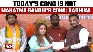 Radhika Khera Joins BJP Days After Quitting Congress Over Harassment  BJP Vs Congress