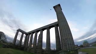 Edinburgh Walks the top of the National Monument of Scotland