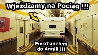 Przeprawa Eurotunelem do Anglii  - Zmiana na Ruch Lewostronny - Jak to Wygląda? *Przyczepa #795