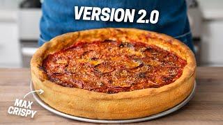 CHICAGO DEEP DISH PIZZA New and Improved Recipe