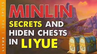 UNLOCK Minlin 100% All Secrets and Hidden Chests Hunt Liyue EP.2 - Genshin Impact